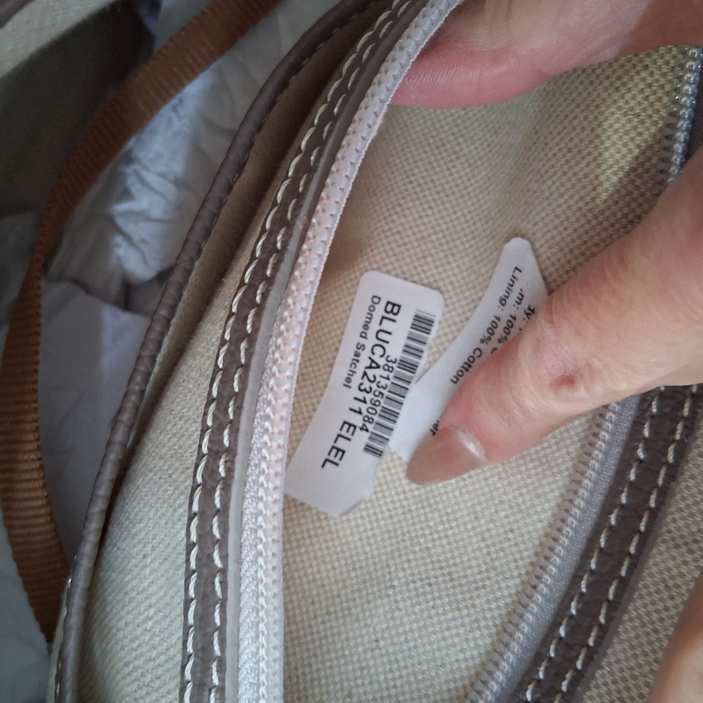Dooney & Bourke Domed Satchel In Elephant NWT! - Picture 5 of 9